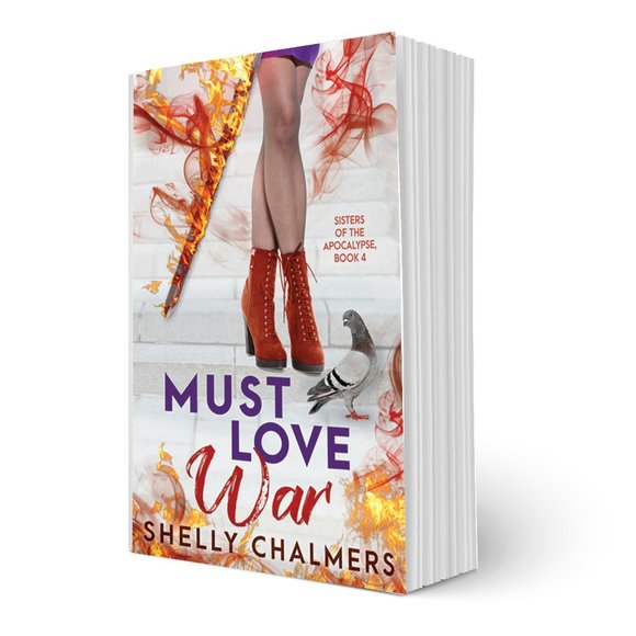 Paranormal Romance Book: "Must Love War" by Shelly Chalmers, signed author copy - Picture 1 of 3